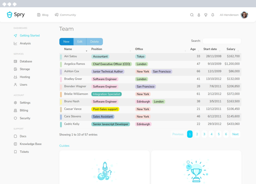 CloudTables embedded